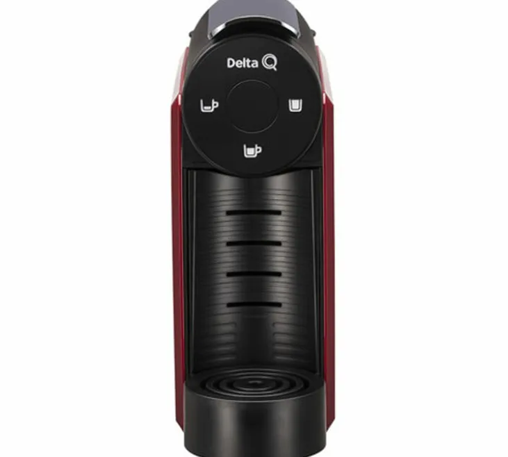 Machine à café capsules Delta Q Mini Qool - Rouge + Offre cadeau