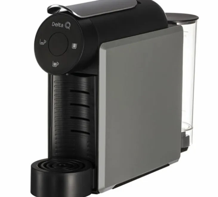 Machine à café capsules Delta Q Mini Qool - Grise + Offre cadeau