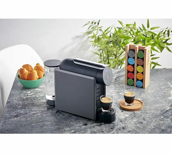 Machine à café capsules Delta Q Mini Qool - Grise + Offre cadeau