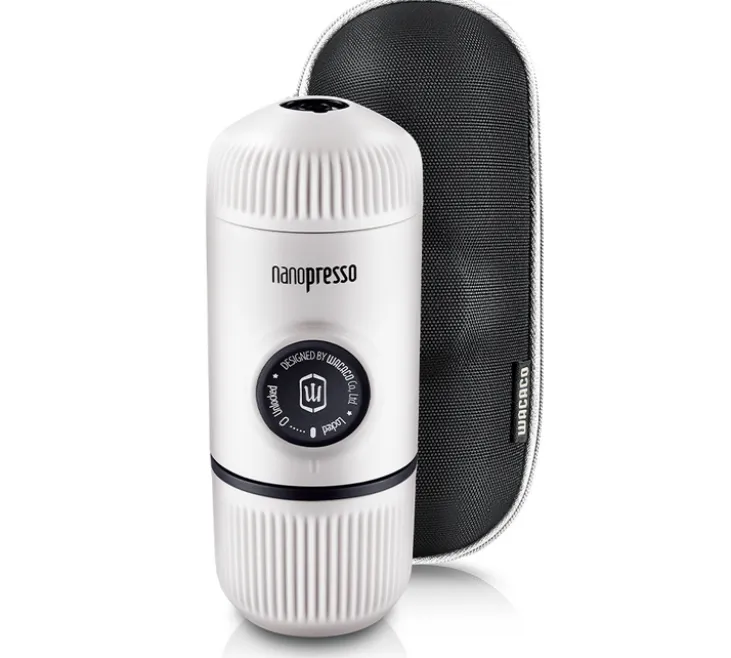 Machine à café portable Wacaco Nanopresso Blanc + étui