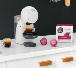 Machine à capsule Krups Piccolo XS blanche et rouge YY5218FD