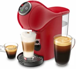 Machine à capsules compatibles Dolce Gusto® Genio S Plus YY4444FD Rouge - KRUPS