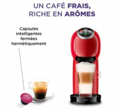 Machine à capsules compatibles Dolce Gusto® Genio S Plus YY4444FD Rouge - KRUPS