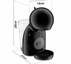 Machine à capsules compatibles Doce Gusto® Piccolo XS KP1A3B10 Noir & anthracite - KRUPS