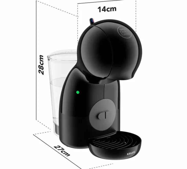Machine à capsules compatibles Doce Gusto® Piccolo XS KP1A3B10 Noir & anthracite - KRUPS