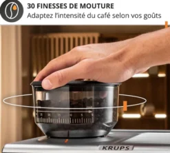 Machine expresso avec broyeur KRUPS Precision XP801T10