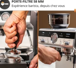 Machine expresso avec broyeur KRUPS Precision XP801T10