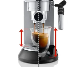 Machine expresso DELONGHI Dedica EC695.M inox brossé