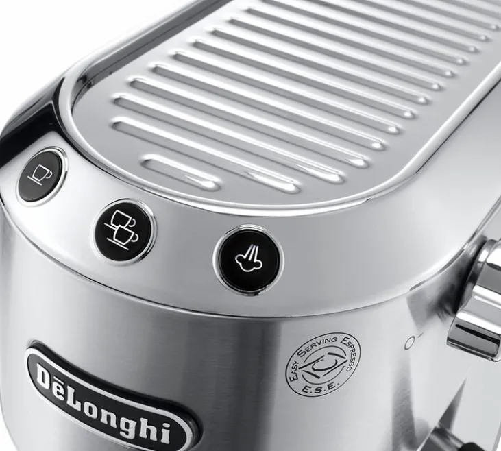 Machine expresso DELONGHI Dedica Arte EC885.M Metal buse vapeur LatteArt + Pack Barista