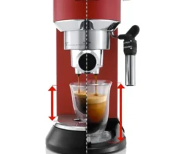 Machine expresso DELONGHI Dedica EC695.R Rouge