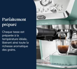 Machine Expresso DELONGHI EC9155.GR La Specialista Arte Green + kit Barista
