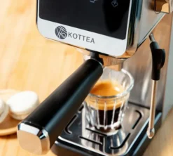 Machine expresso KOTTEA Leonard CK130 inox brossé + Pack Baristator