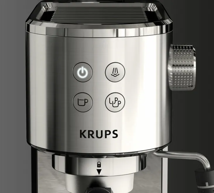 Machine expresso KRUPS Virtuoso + XP444C10 inox