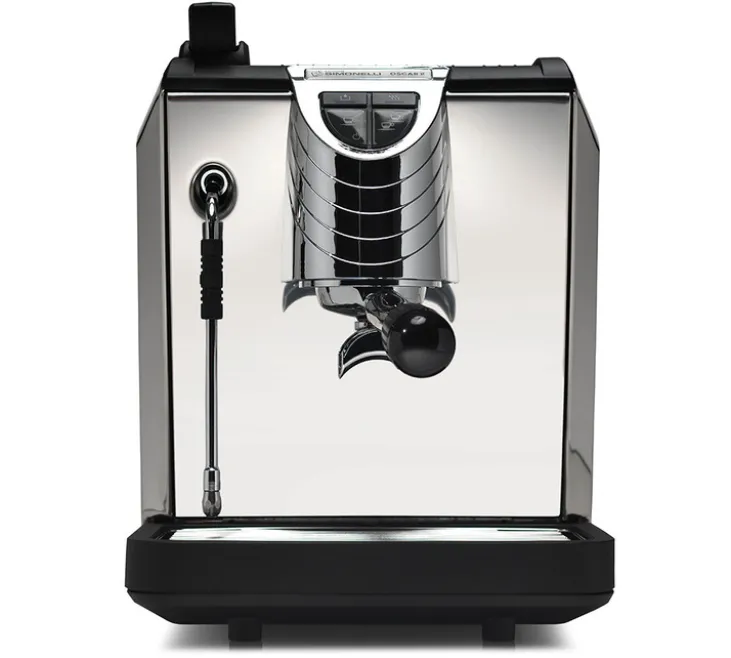 Machine expresso NUOVA SIMONELLI Oscar II Noire avec OPV et buse vapeur Cool Touch pour Réseau d'eau