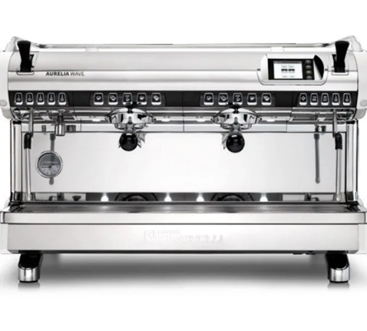 Machine expresso professionnelle Nuova Simonelli Aurelia Wave Volumetric 2 Groupes - Blanc