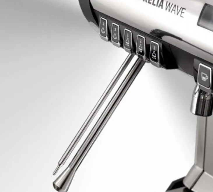 Machine expresso professionnelle Nuova Simonelli Aurelia Wave DIGIT 3 Groupes - Rouge