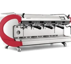 Machine expresso professionnelle Nuova Simonelli Aurelia Wave DIGIT 3 Groupes - Rouge