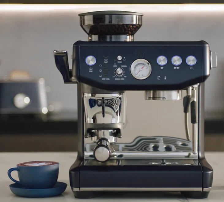 Machine expresso SAGE Barista Express Impress SES876DBL4EEU1 bleu prune