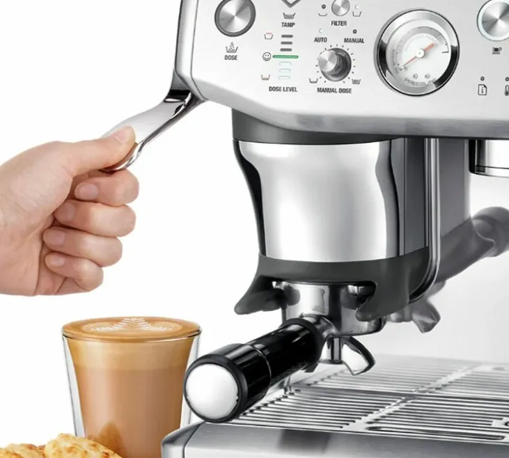Machine expresso SAGE Barista Express Impress SES876DBL4EEU1 bleu prune