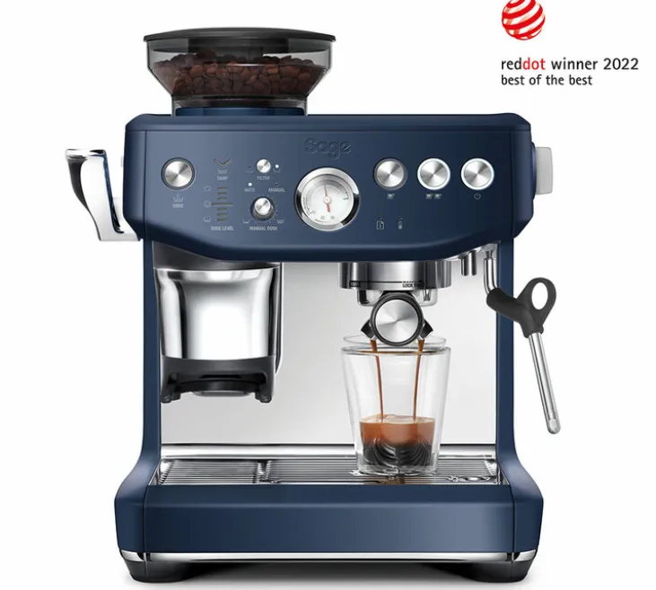 Machine expresso SAGE Barista Express Impress SES876DBL4EEU1 bleu prune