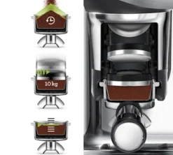 Machine expresso SAGE the Barista Touch Impress SES882BTR4FEU1 Black Truffle - Extraction à froid