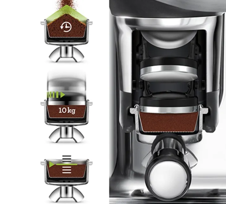 Machine expresso SAGE the Barista Touch Impress SES882BTR4FEU1 Black Truffle - Extraction à froid