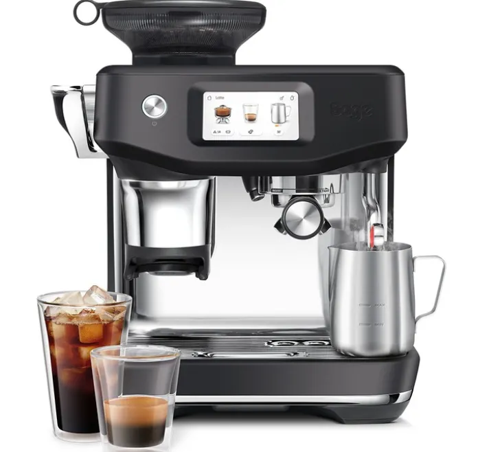 Machine expresso SAGE the Barista Touch Impress SES882BTR4FEU1 Black Truffle - Extraction à froid