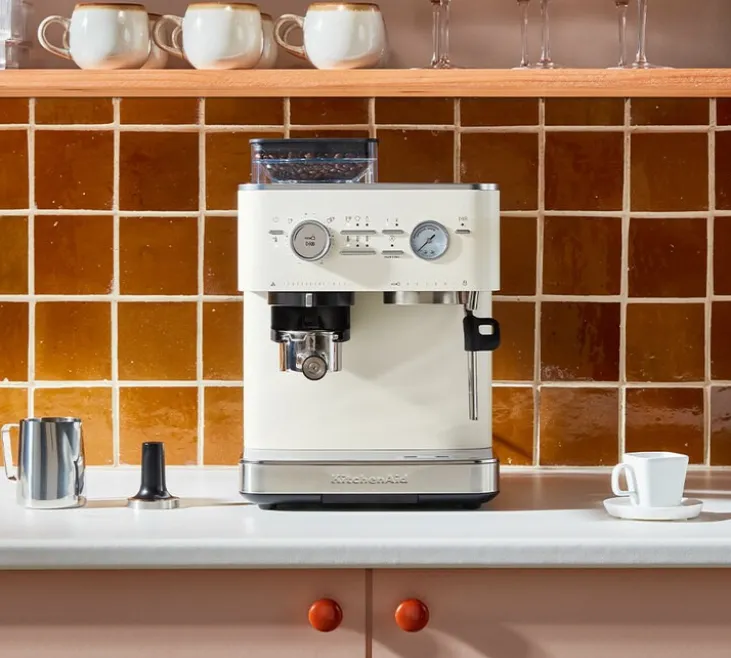 Machine expresso semi automatique 5KES6551EPL KITCHENAID Porcelaine