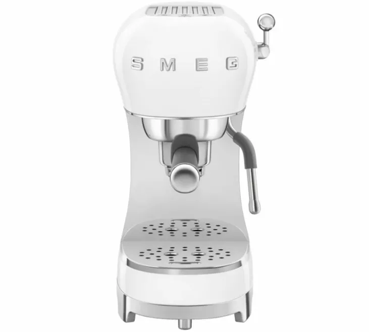 Machine expresso SMEG blanche ECF02WHEU Années 50