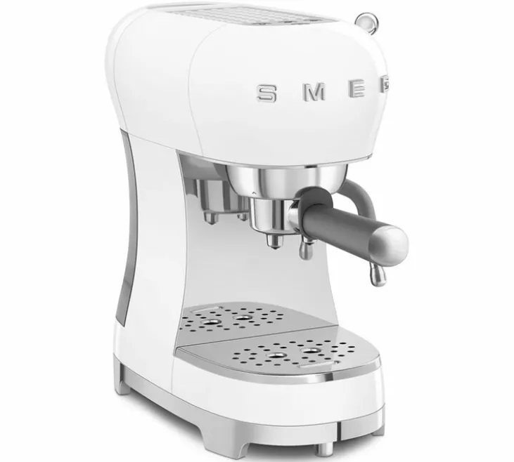 Machine expresso SMEG blanche ECF02WHEU Années 50