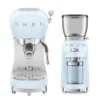 Machine expresso SMEG ECF02PBEU + Moulin à café SMEG CGF11PBEU