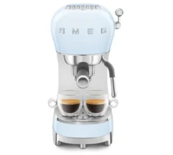 Machine expresso SMEG ECF02PBEU + Moulin à café SMEG CGF11PBEU
