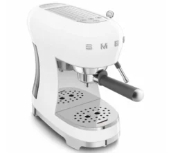 Machine expresso SMEG ECF02WHEU + Moulin à café SMEG CGF11WHEU