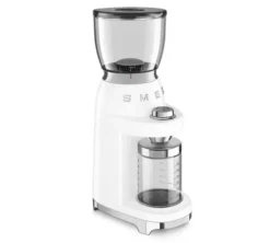 Machine expresso SMEG ECF02WHEU + Moulin à café SMEG CGF11WHEU