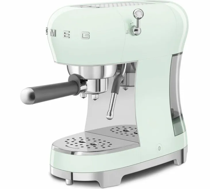 Machine expresso SMEG Vert d'eau ECF02PGEU Années 50