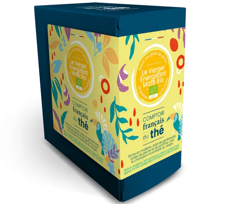 Maté le Verger Energisant Bio - 20 sachets - COMPTOIR FRANÇAIS DU THÉ