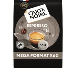 Maxiformat 60 dosettes souples N°8 Espresso Classic - CARTE NOIRE