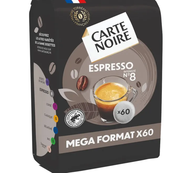 Maxiformat 60 dosettes souples N°8 Espresso Classic - CARTE NOIRE