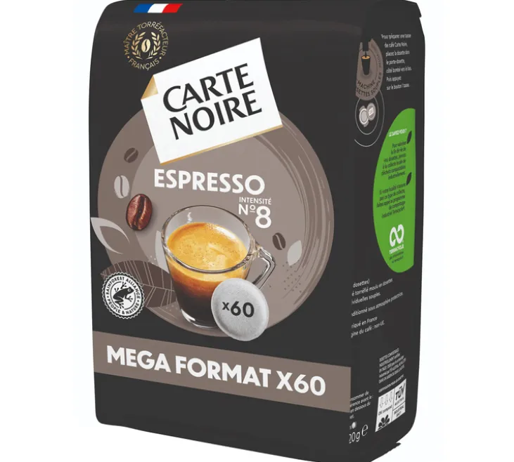 Maxiformat 60 dosettes souples N°8 Espresso Classic - CARTE NOIRE