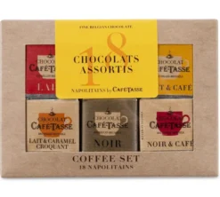 Micro Coffee set 6 Saveurs - 18 napolitains - CAFÉ TASSE