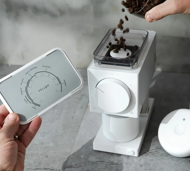 Moulin à café FELLOW Ode Brew Grinder Gen 2 blanc