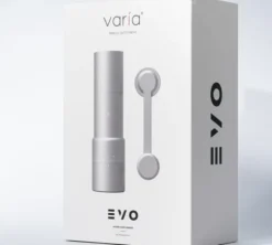 Moulin à café VARIA hybride EVO électrique et manuel argent