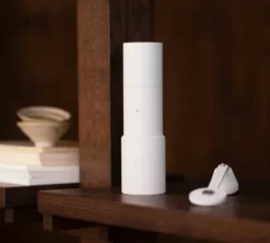 Moulin à café VARIA hybride EVO électrique et manuel blanc