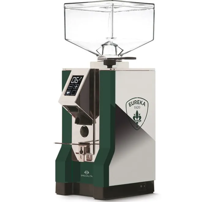 Moulin expresso EUREKA Mignon Specialità Silent Range vert et chrome