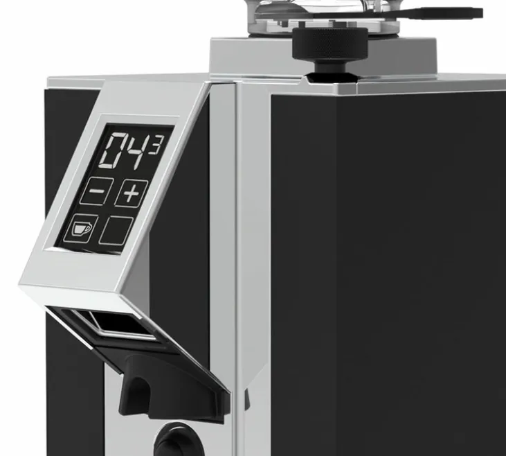 Moulin expresso EUREKA Mignon Turbo Noir et Chrome Silent Range