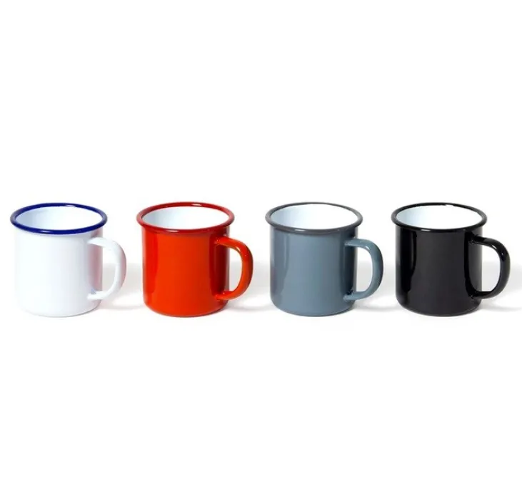 Mug - 35 cl - blanc avec bordure bleue FALCON ENAMELWARE