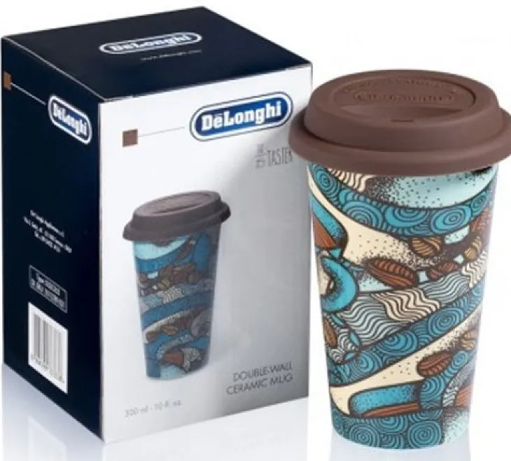 Mug double paroi céramique The Taster 30cl - DeLonghi