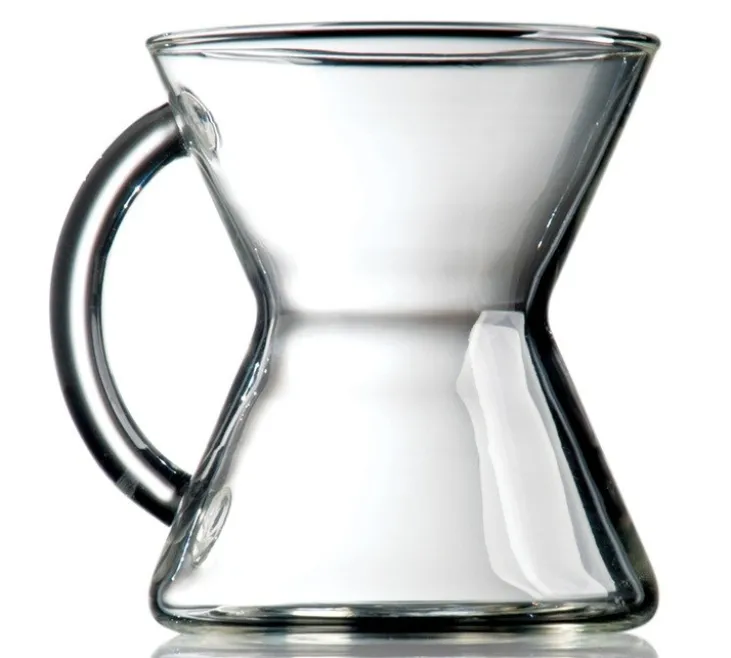 Mug en verre forme Chemex 30 cl