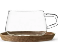 Mug et sous tasse en bambou - 30 cl - Viva Scandinavia
