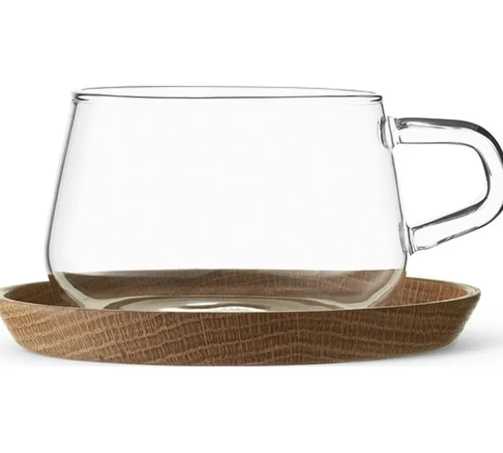 Mug et sous tasse en bambou - 30 cl - Viva Scandinavia